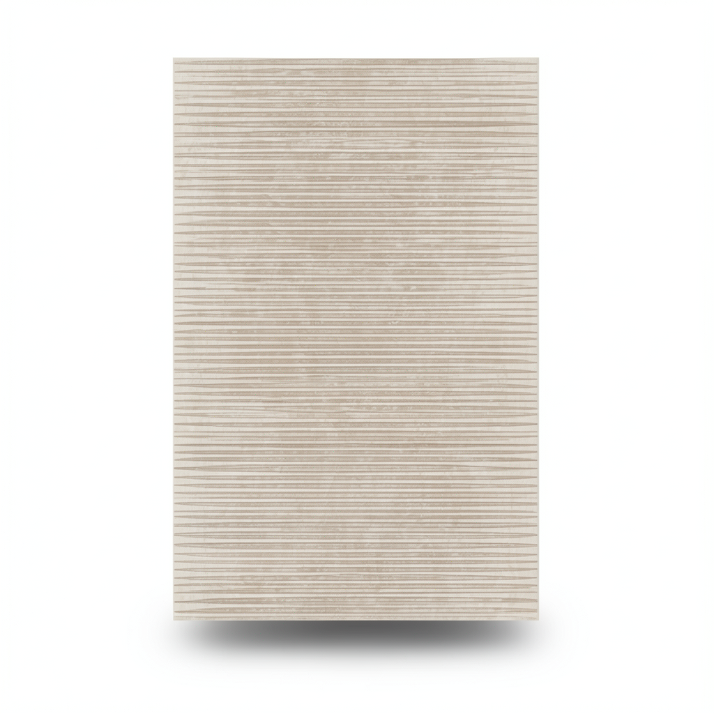 Spanish Wallpaper Striped Design 10 m x 0.53 m, Beige, Model 366-3