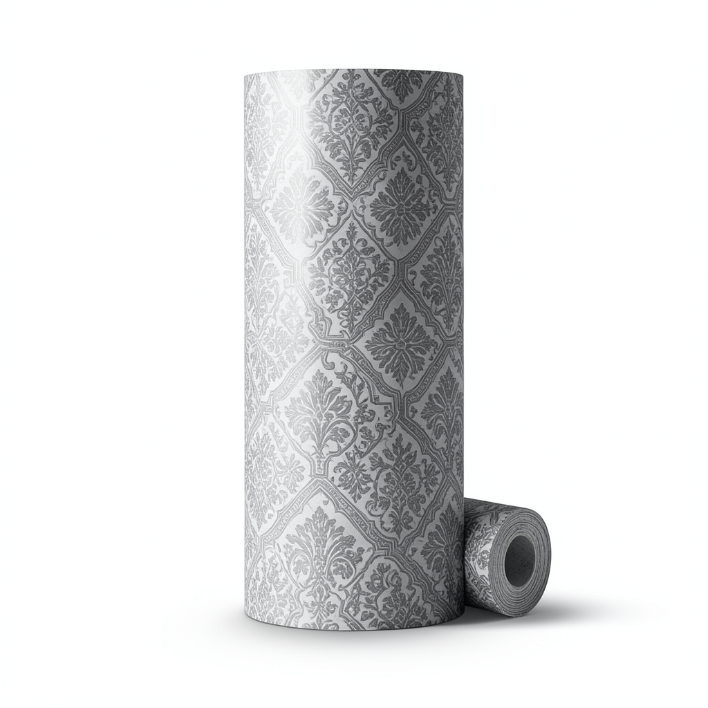Spanish Patterned Wallpaper 10 m x 0.53 m Gray, Model G56584