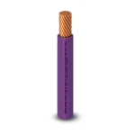 كابل نحاس THHN/THWN عزل PVC 105°C مقاس 2.08 مم² قطر 2.9 مم 600 فولت طول 300 قدم لون بنفسجي | شركة الفنار