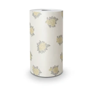Spanish Wallpaper Floral Design Beige Color, Size 10mx0.53m, Model 4002-2