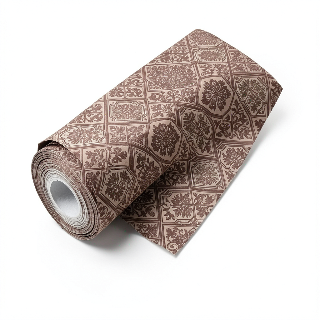Spanish Patterned Wallpaper 10 m x 0.53 m Brown, Model G56590