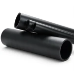 أنابيب HDPE ضغط 12.5 بار PE 80 قطر خارجي 225 مم سمك 20.5 مم SDR 11 أسود