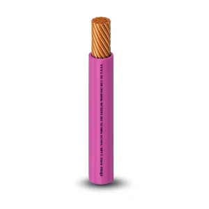 كابل نحاس THHN/THWN معزول PVC 105°C مقاس 3.31 مم² قطر 3.1 مم 600 فولت طول 300 قدم لون زهري | شركة الفنار