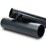 أنابيب بلاستيك HDPE ضغط 4 بار PE 80 مقاس 500 مم SDR 33 لون أسود