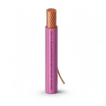 كابل نحاس THHN/THWN معزول PVC 105°C مقاس 2.08 مم² قطر 2.7 مم 600 فولت طول 500 قدم لون زهري | شركة الفنار
