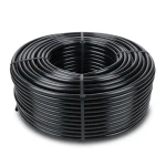 لفة أنابيب HDPE قطر خارجي 25 مم سمك 3.5 مم ضغط 16 بار لون أسود