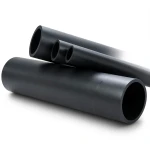 أنابيب HDPE ضغط 4 بار PE 80، قطر خارجي 630 مم، سمك 19.3 مم، أسود