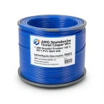 1 AWG Stranded Tinned Copper Wire PVC Insulation 105°C Blue 600V 500ft | Asharqiyah Cables Company for Industry