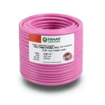 كابل نحاس THHN/THWN معزول PVC 105 درجة مئوية مقاس 0.82 مم² 600 فولت طول 500 قدم لون وردي | شركة الفنار