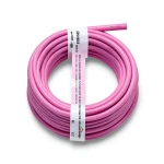 كابل نحاس THHN/THWN عزل PVC 105°C مقاس 3.31 مم² قطر 3.1 مم 600 فولت طول 250 قدم لون زهري | شركة الفنار