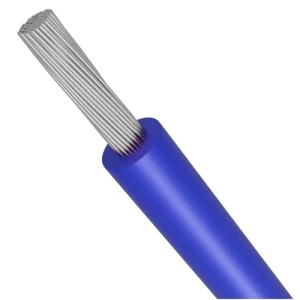 لفة سلك كهرباء نحاس مجدول 1/0 AWG مطلي بالقصدير، معزول PVC 105°C، ازرق، 600 فولت، 500 قدم | شركة كابلات الشرقية للصناعة