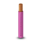 كابل نحاس THHN/THWN معزول PVC 105°C مقاس 2.08 مم² قطر 2.7 مم 600 فولت طول 500 قدم لون زهري | شركة الفنار