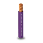 كابل نحاس THHN/THWN معزول PVC 105 درجة مئوية مقاس 3.31 مم² 600 فولت طول 500 قدم بنفسجي | شركة الفنار