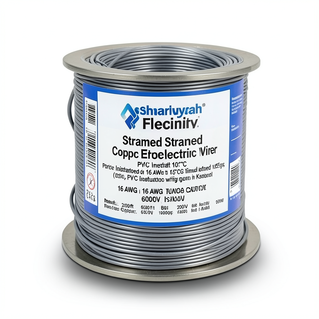 16 AWG Stranded Tinned Copper Electric Wire, PVC Insulated 105°C, Blue, 600V, 2500ft | Asharqiyah Cables Company for Industry