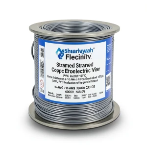 16 AWG Stranded Tinned Copper Electric Wire, PVC Insulated 105°C, Blue, 600V, 2500ft | Asharqiyah Cables Company for Industry