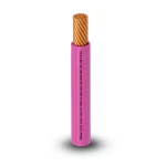 كابل نحاس THHN/THWN معزول PVC 105 درجة مئوية مقاس 0.82 مم² 600 فولت طول 500 قدم لون وردي | شركة الفنار