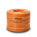 كابل نحاس THHN/THWN عزل PVC 105°C مقاس 2.08 مم² قطر 2.9 مم 600 فولت طول 250 قدم برتقالي | شركة الفنار