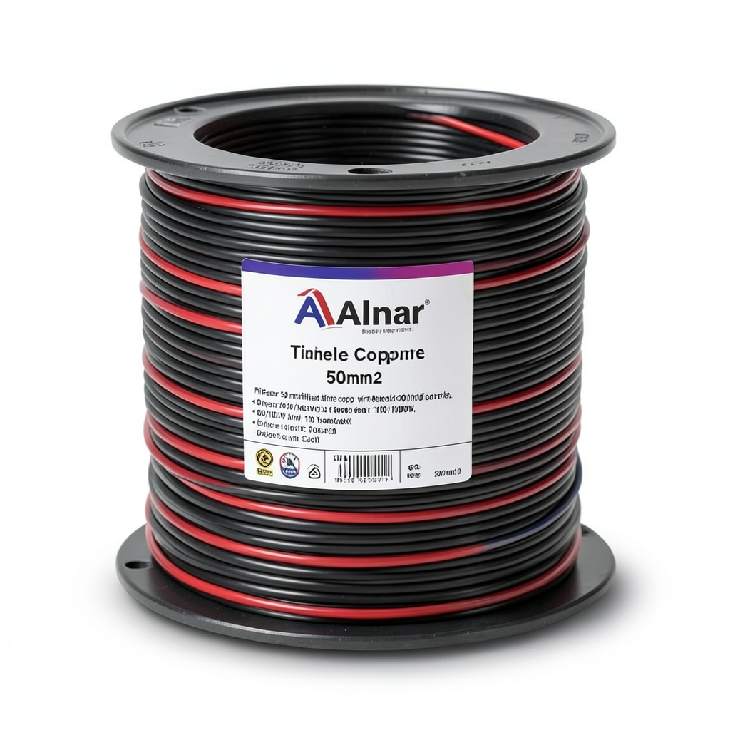 Flexible Tinned Copper Wire 50mm2, 600/1000V, 100 Yards Coil | Al Fanar