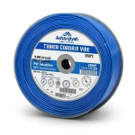 سلك نحاس مجدول 10 AWG مطلي بالقصدير، عزل PVC 105°C، ازرق، 600 فولت، طول 2500 قدم | شركة كابلات الشرقية للصناعة