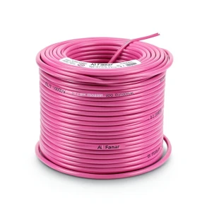 Flexible Copper Electric Wire 0.75mm 600/1000V 300ft Pink | Al Fanar