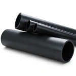 HDPE Plastic Pipe Pressure 12.5 Bar PE 80 Size OD 180 mm Thickness 16.4 mm SDR 11 Black