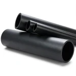 مواسير بلاستيك HDPE ضغط 12.5 بار PE 80 قطر خارجي 250 مم SDR 11 لون أسود