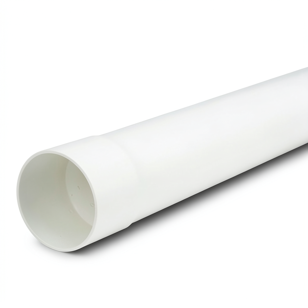 UPVC Pipe PN 7.5 Bar SDR 34.4 Outside Diameter 160 mm Thickness 4.7 mm White