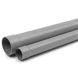 UPVC Plastic Pipe PN 9 Bar Size 8 inch Thickness 9 mm Gray Color