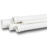 UPVC Plastic Pipe PN 15 Bar Size 4 inch Thickness 8.4 mm White Color