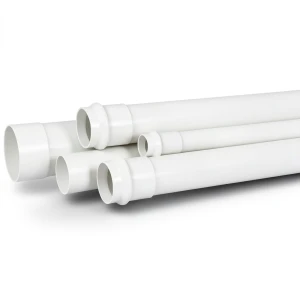 UPVC Pipe PN 15 Bar Size 6 inch Thickness 12.5 mm White Color
