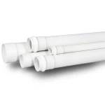 UPVC Plastic Pipe PN 15 Bar Size 8 inch Thickness 14.5 mm White Color
