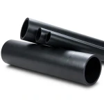 أنابيب بلاستيك HDPE ضغط 4 بار PE 80 مقاس 500 مم SDR 33 لون أسود