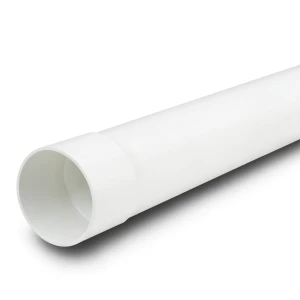 UPVC Pipe PN 7.5 Bar SDR 34.4 Outside Diameter 200 mm Thickness 5.9 mm White