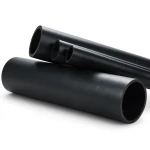 High Density Polyethylene Pipe 4 Bar Pressure PE 80 SDR 33 560 mm Black