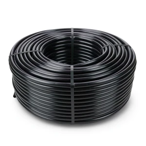 لفة أنابيب بلاستيك HDPE ضغط 16 بار PE 80، قطر خارجي 16 ملم، سمك 2.2 ملم، أسود