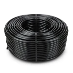 HDPE Coil Pipe 16 Bar Pressure PE 80, Size 12 mm OD, Thickness 1.8 mm Black
