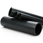 High Density Polyethylene Pipe 4 Bar Pressure PE 80 SDR 33 560 mm Black