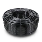 HDPE Plastic Coil Pipe 16 Bar Pressure PE 80, OD 16 mm, Thickness 2.2 mm, Black