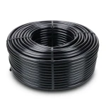 High Density Polyethylene Coil Pipe PN 16 Bar PE 80, 20 mm OD, 2.8 mm Thickness, Black
