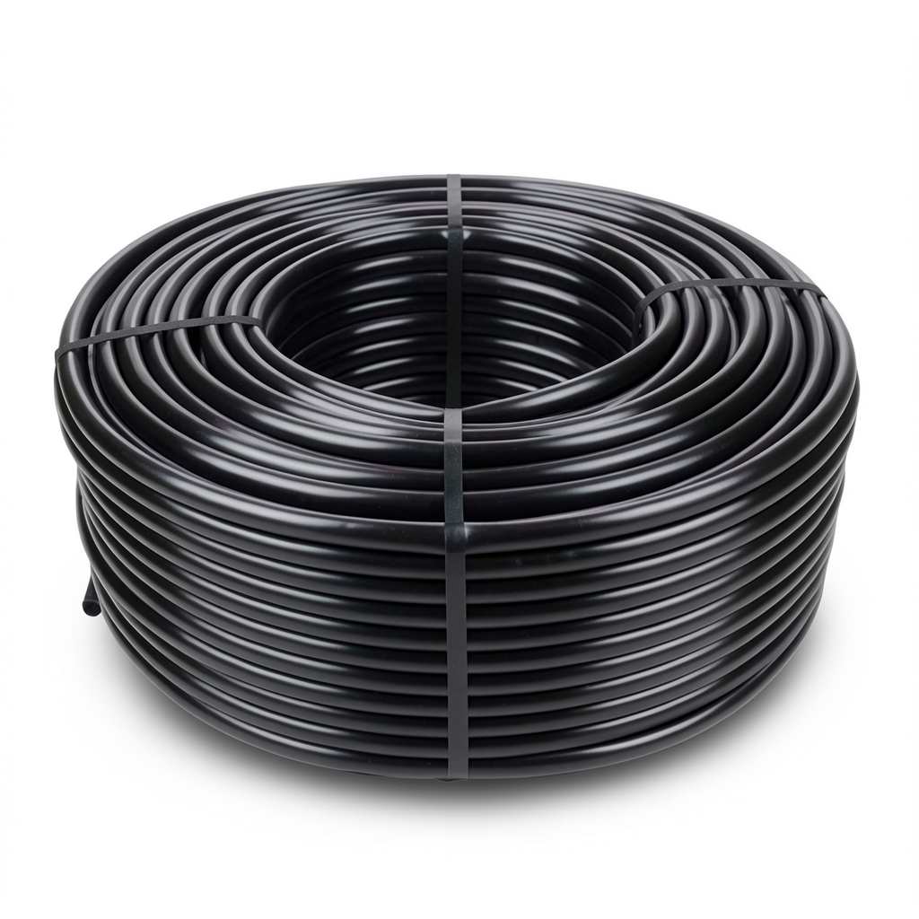 HDPE Coil Pipe PN 16 Bar PE 80 OD 32 mm Thickness 4.4 mm Black