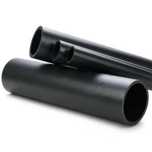أنابيب HDPE ضغط 4 بار PE 80، قطر خارجي 630 مم، سمك 19.3 مم، أسود