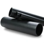 أنابيب HDPE ضغط تشغيل 4 بار PE 80، قطر 1200 ملم SDR 33 لون أسود