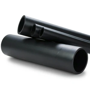 أنابيب HDPE ضغط تشغيل 4 بار PE 80، قطر 1200 ملم SDR 33 لون أسود