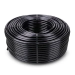 لفة HDPE ضغط 6 بار PE 80 قطر 63 مم SDR 33 لون اسود