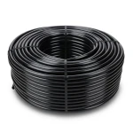 HDPE Coil Pipe 6 Bar Pressure PE 80, 110 mm OD, 5.0 mm Thickness, Black