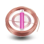 Flexible Copper Wire 0.5mm, 600/1000V, 300ft Length, Pink | Al Fanar