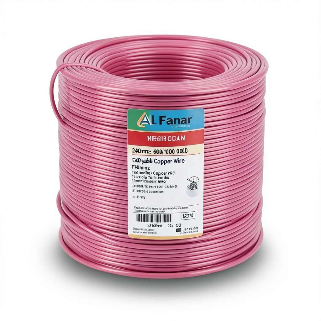Flexible Tinned Copper Wire 240mm2, 600/1000 volts, 100 yards Coil | Al Fanar