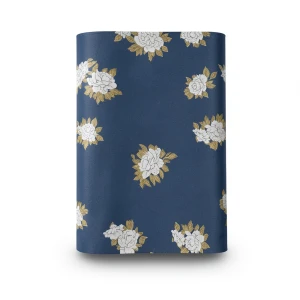 Spanish Wallpaper Floral Design Dark Blue, Size 10mx0.53m, Model 4002-5