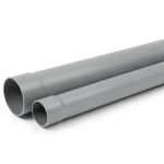 UPVC Plastic Pipe PN 9 Bar Size 8 inch Thickness 9 mm Gray Color