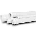 UPVC Plastic Pipe PN 15 Bar Size 4 inch Thickness 8.4 mm White Color